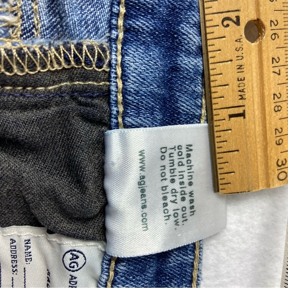 Adriano Goldschmied Womens Jeans Size 28 The Stlit Cigarette Leg Inseam 28" - Picture 12 of 12